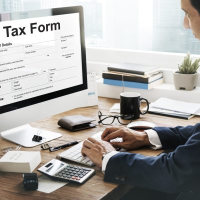 Tax Credits Claim Return Deduction Refund Concept